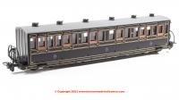 GR-620B Peco FR Long Bowsider Bogie Coach - Victorian Purple Brown 20